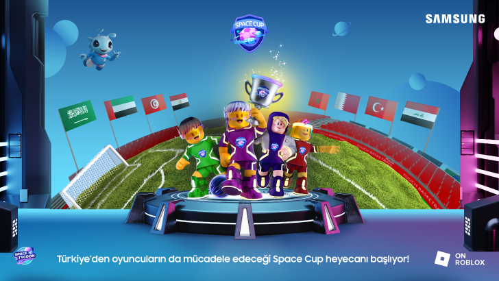 SAMSUNG, ‘ROBLOX SPACE CUP’ SANAL FUTBOL TURNUVASINI BAŞLATTI!