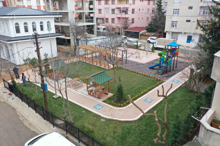 ORHANGAZİ ŞİFALI SOKAK PARKI TAMAMLANDI