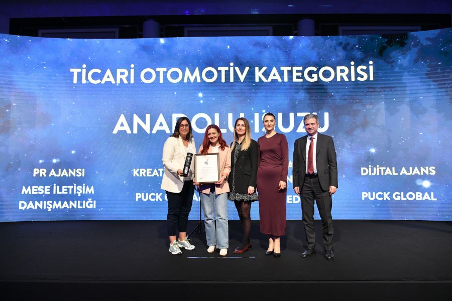 ANADOLU ISUZU’YA THE ONE AWARDS’DA “YILIN İTİBARLI MARKASI” ÖDÜLÜ