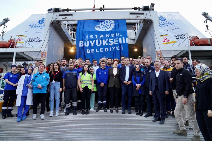 AKŞENER VE İMAMOĞLU, DEPREMZEDELERİN ACILARINA ORTAK OLDU