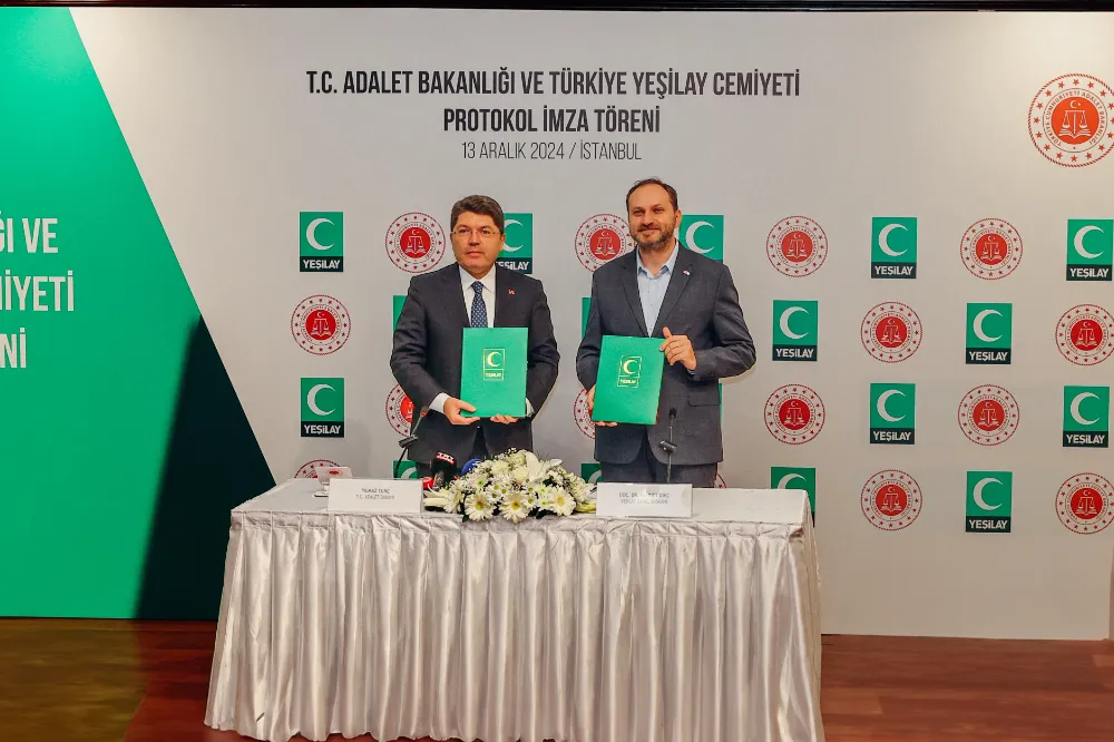  ADALET BAKANLIĞI VE YEŞİLAY’DAN BAĞIMLILIKLA MÜCADELE İÇİN YENİ PROTOKOL