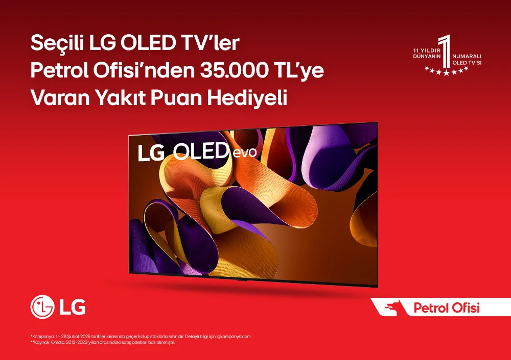 LG’DEN TV ALANA PETROL OFİSİ’NDEN 35.000 TL’YE VARAN YAKIT PUAN 