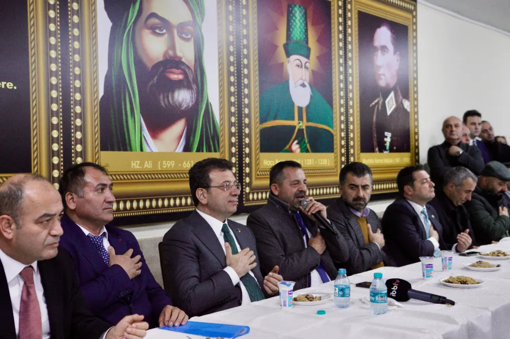 İMAMOĞLU: “HİZMETLERİMİZ SADECE İSTANBUL