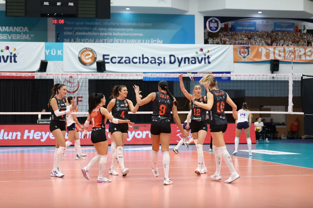 ECZACIBAŞI DYNAVİT EVİNDEN ÜÇ PUANLA AYRILDI 