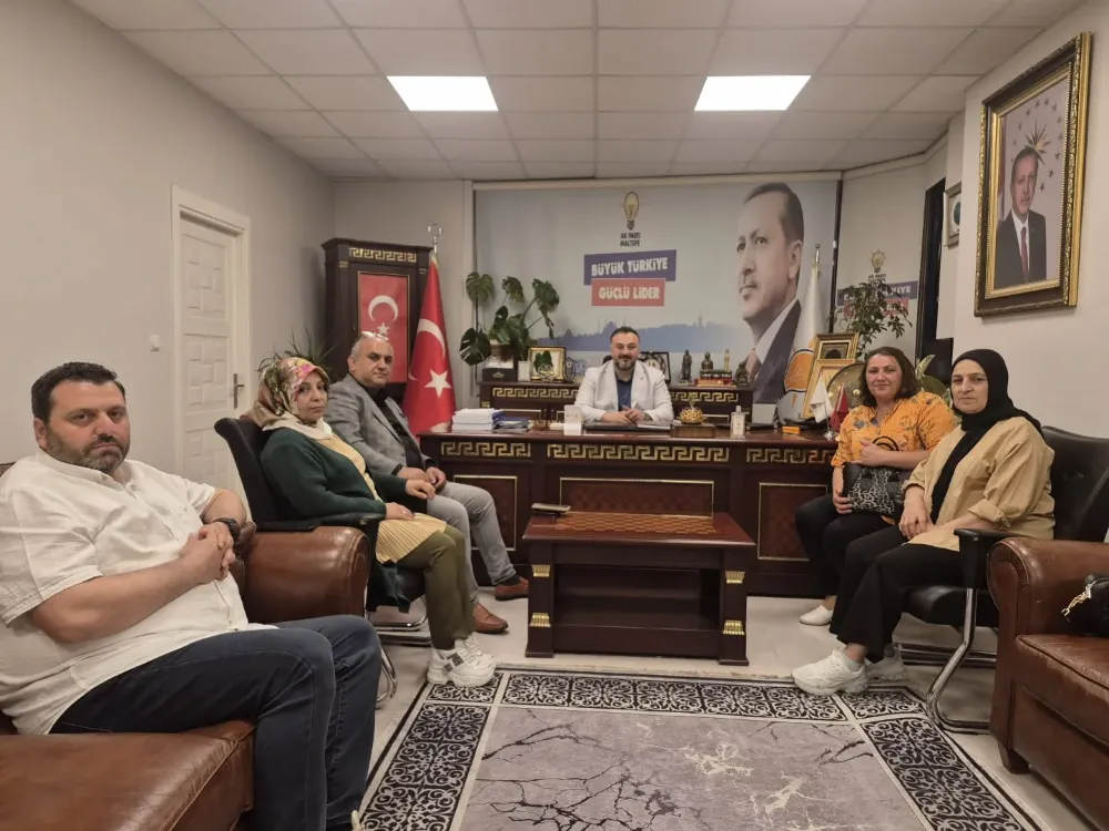 GÜLENSU MUHTARI  AKKAYA’DAN AK PARTİ MALTEPE İLÇE BAŞKANLIĞI’NA ZİYARET