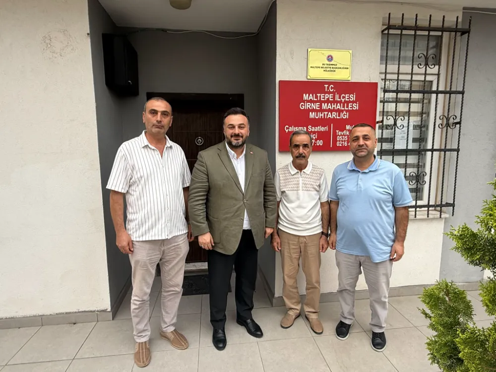 AK PARTİ MALTEPE İLÇE BAŞKANI SERKAN BAHADIR’DAN MAHALLE MUHTARLARINA ZİYARET